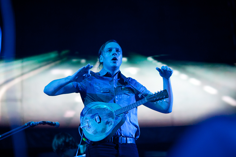 Arcade Fire played Key Arena last night. I wasn't there but Laura