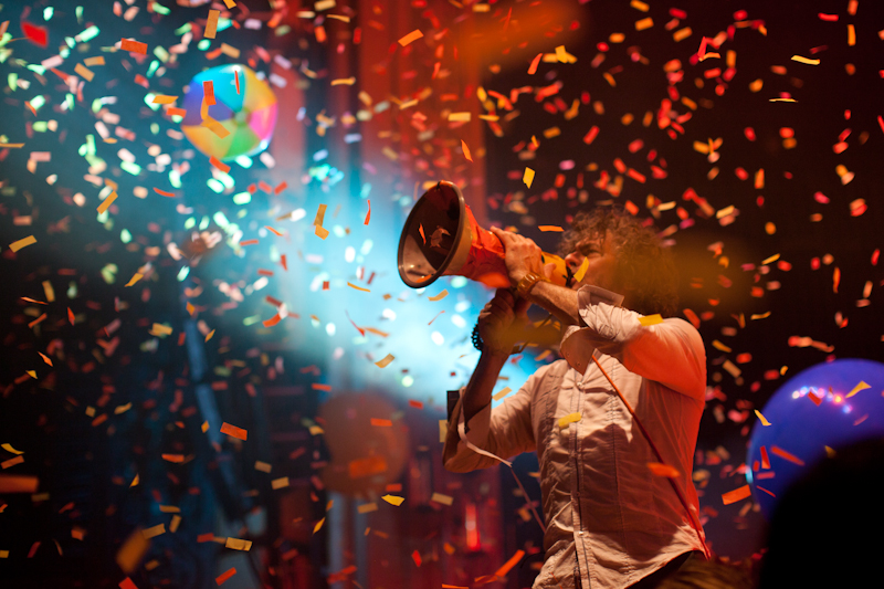 The Flaming Lips played what looks to be the most entertaining show