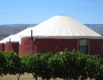The yurts at Cave B - what, you didn't think a yurt could be swanky? See...