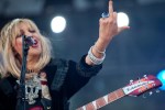 Courtney Love, Seattle's favorite hater to hate, and her band Hole played