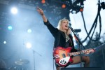 Courtney Love, Seattle's favorite hater to hate, and her band Hole played