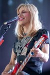 Courtney Love, Seattle's favorite hater to hate, and her band Hole played
