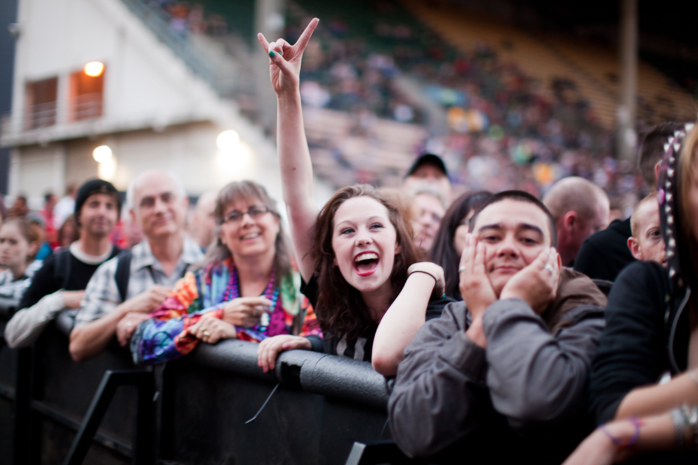 Courtney Love, Seattle's favorite hater to hate, and her band Hole played