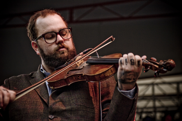 "He tells the crowd that his two favorite things in the world