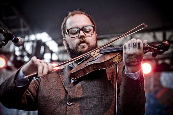 "He tells the crowd that his two favorite things in the world