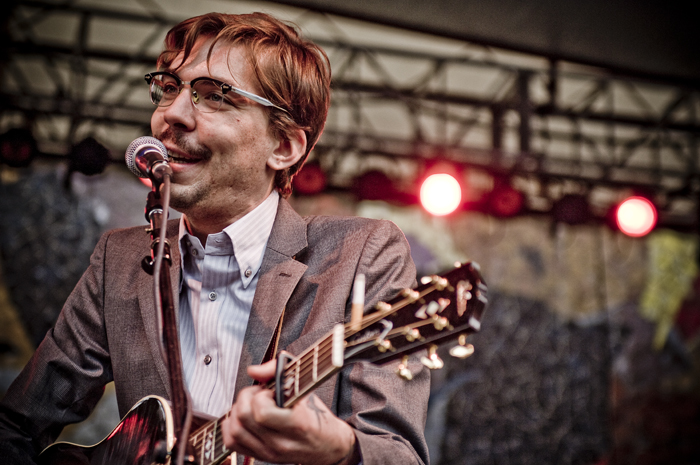 "He tells the crowd that his two favorite things in the world