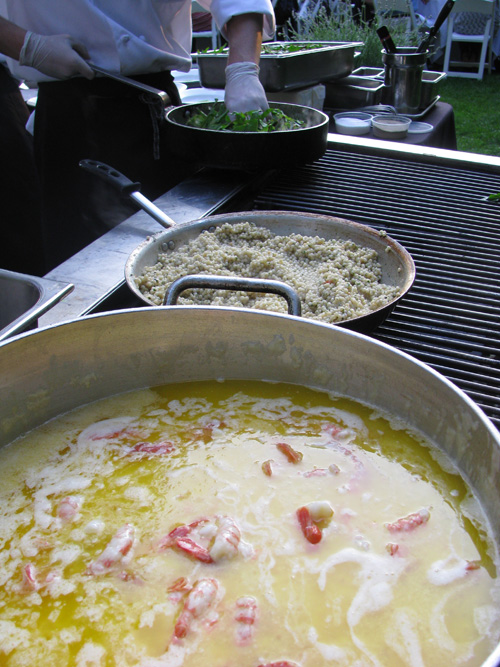 Have some butter with your shrimp.