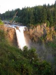 Snoqualmie Falls always provides a lovely backdrop.