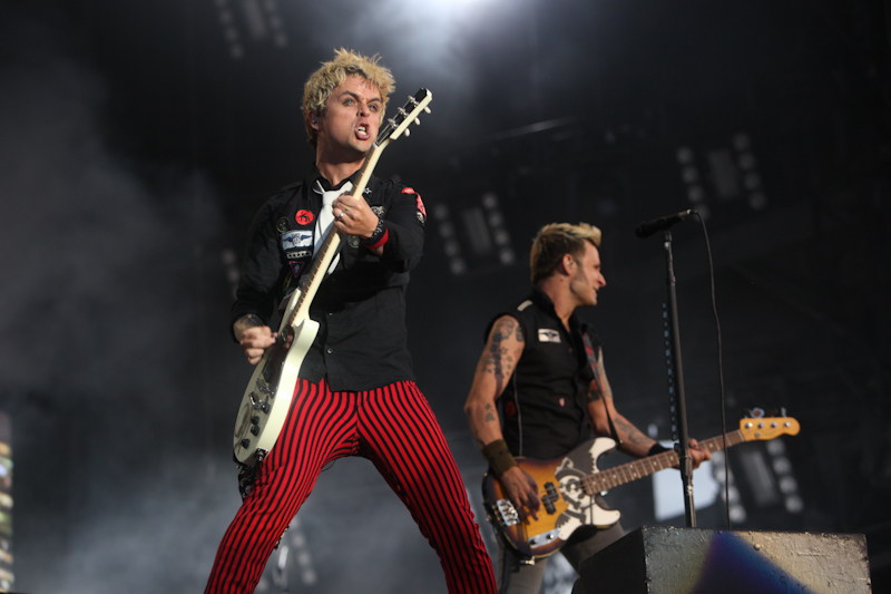 Green Day on Saturday.