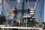 Matt and Kim on Friday.