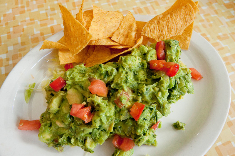 Large side of guacamole.