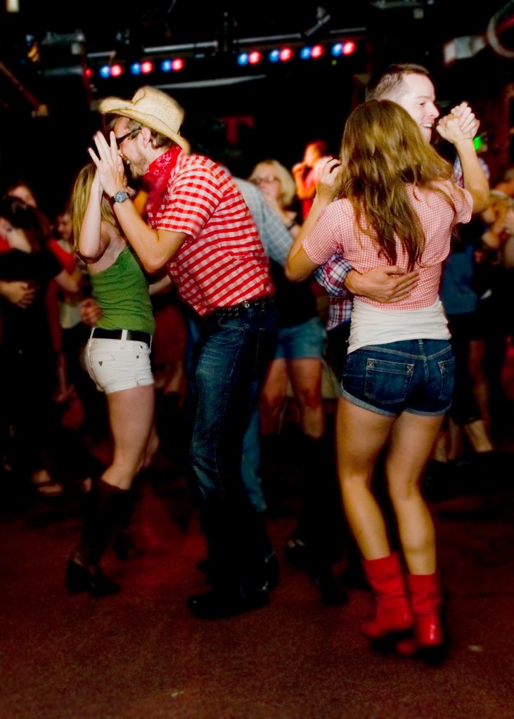 Heels were kicked up and skirts flew high to a do-si-do at