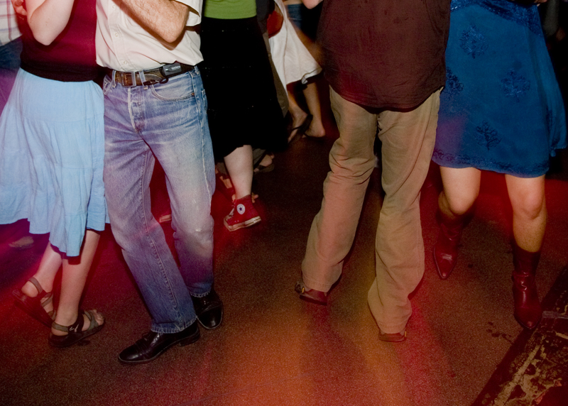 Heels were kicked up and skirts flew high to a do-si-do at