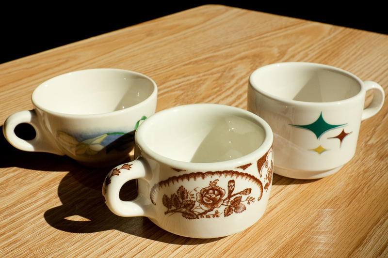 You can choose your fancy china coffee cup.