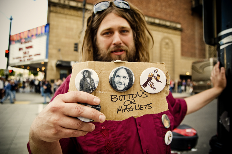 "It was a bright summer West Coast evening, but Neil Young was