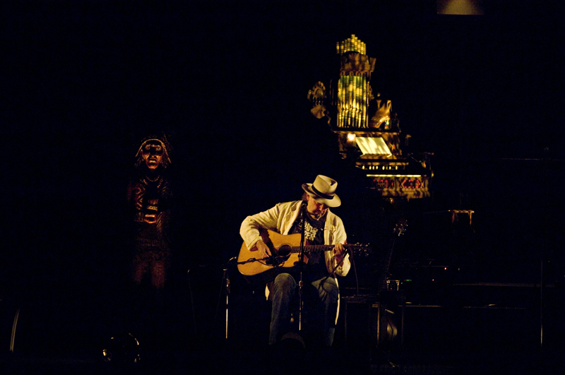 "It was a bright summer West Coast evening, but Neil Young was