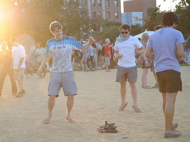 Dust dancing  at the Pitchfork Music Festival 2010 in Chicago.