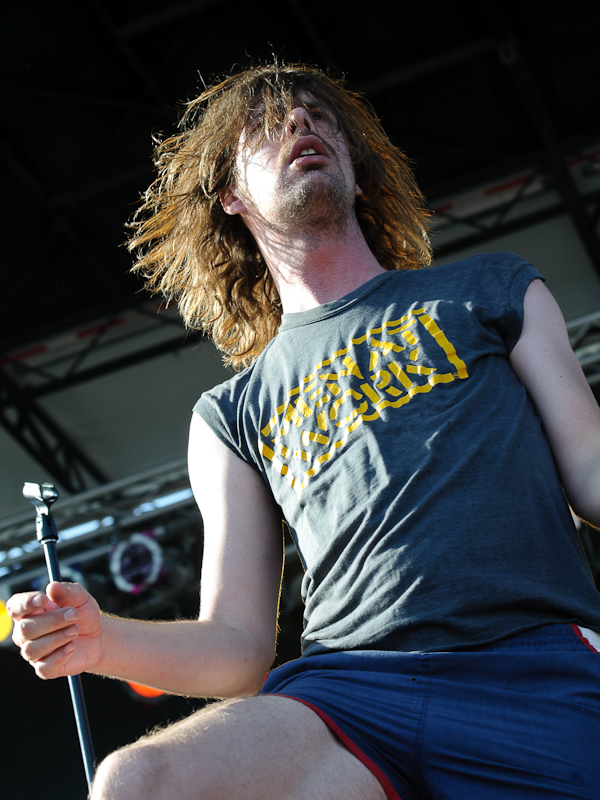 Liars at the Pitchfork Music Festival 2010 in Chicago.