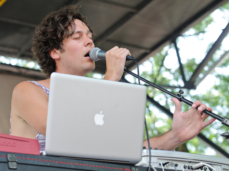 Washed Out at the Pitchfork Music Festival 2010 in Chicago.