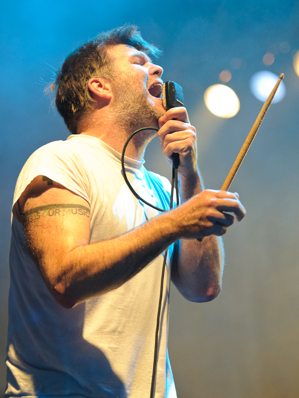 LCD Soundsystem at the Pitchfork Music Festival 2010 in Chicago.