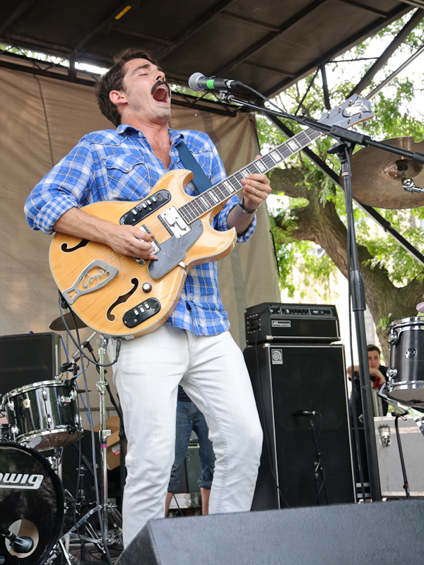 Local Natives at the Pitchfork Music Festival 2010 in Chicago.