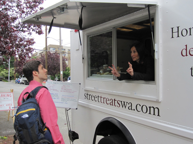A recent addition to Seattle's growing fleet of mobile food purveyors, Street