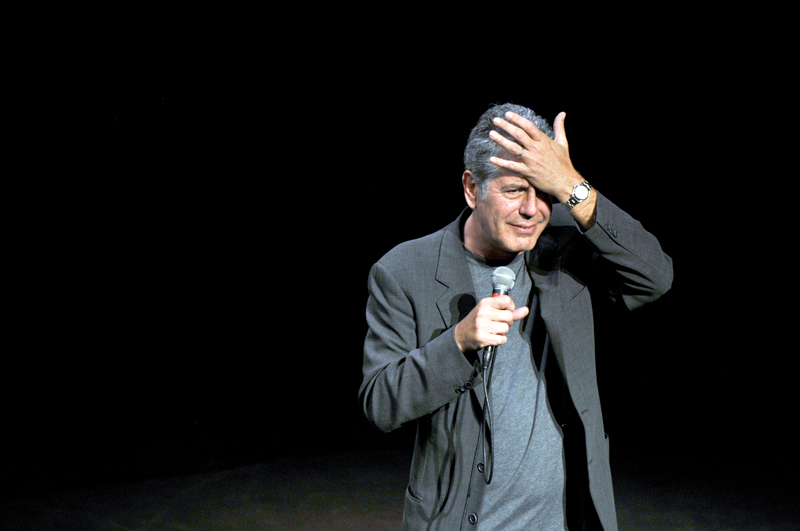 Anthony Bourdain at the Paramount Theater.