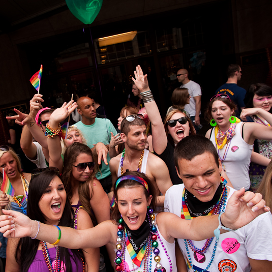 The Seattle Pride parade shimmied down the streets of Seattle on Sunday,