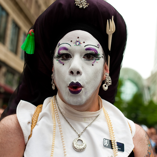 The Seattle Pride parade shimmied down the streets of Seattle on Sunday,