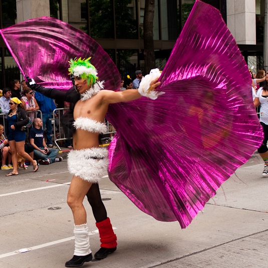 The Seattle Pride parade shimmied down the streets of Seattle on Sunday,