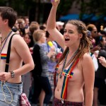 The Seattle Pride parade shimmied down the streets of Seattle on Sunday,