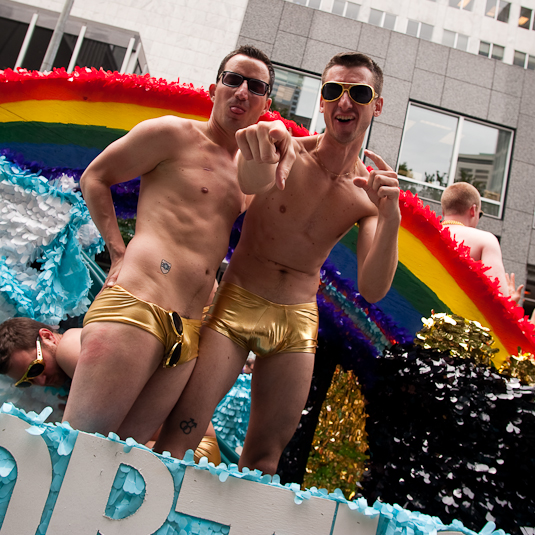 The Seattle Pride parade shimmied down the streets of Seattle on Sunday,