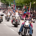 Everyone's favorite lesbians kicked off Sunday's Pride parade with a roar.Photos by