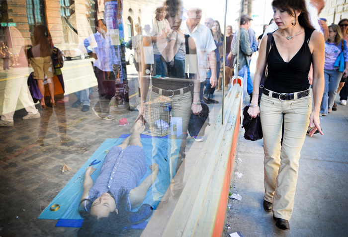 The sun finally came out to grace artists and art lovers at