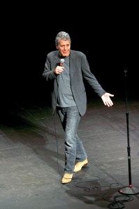 Here stands the famed chefMicrophone instead of knifeHow his life has changed