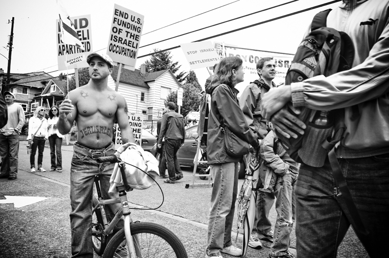 Bikes can be a great way to get the word out. That and torso tattoos.