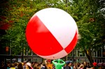 While technically not a ride, it certainly looks like you could fly with that beach ball. Or at least Greenman could.