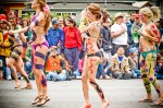 If there was ever a good time to get naked and cover yourself in paint, it's the Seattle Solstice parade.