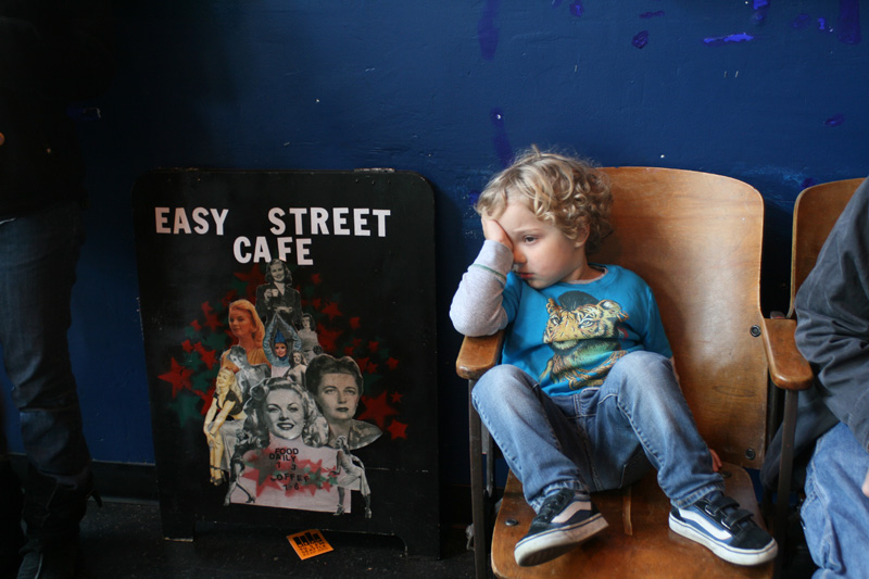 My little buddy Hank wore himself out with his smartly-choreographed dance routines. A real crowd-pleaser, this one.