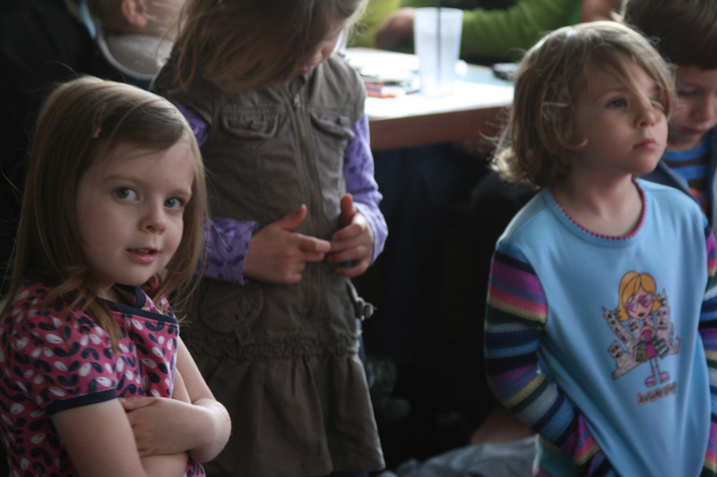 Every time I moved the camera around, this little girl had a pose for me.