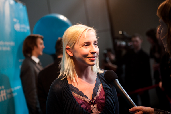 Actress Alicia Goranson walks the red carpet at the Seattle Independent Film Festival at Benaryoa Hall in Seattle, Wash., on Thursday, May 20, 2010.  (Photo by Matthew Williams for The Seattle Weekly)
