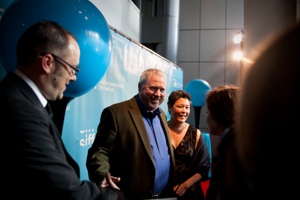 Mayor Mike McGinn walks the red carpet at the Seattle Independent Film Festival at Benaryoa Hall in Seattle, Wash., on Thursday, May 20, 2010.  (Photo by Matthew Williams for The Seattle Weekly)