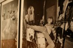 A reflection in Charles Peterson's collection of famous live photos.