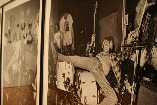A reflection in Charles Peterson's collection of famous live photos.