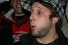 The rain did little to dampen the spirits of Cinco de Drinko