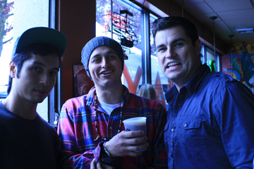 Eric, Gus and Andrew celebrating Cinco de Mayo.