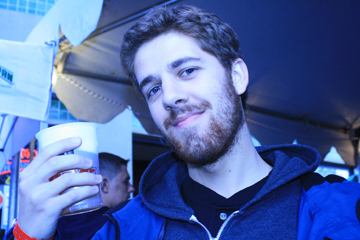UW German Major Christopher was also in Greenlake celebrating Mexican indepence.