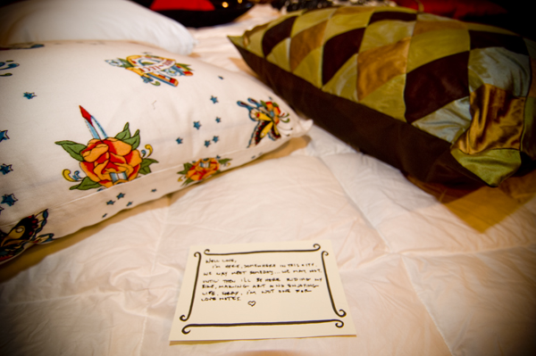 Leave a love note, take a love note.