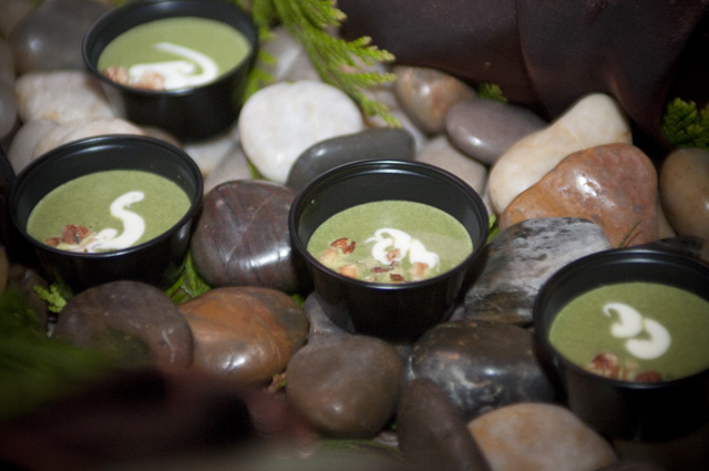 Sky City's nettle soup.