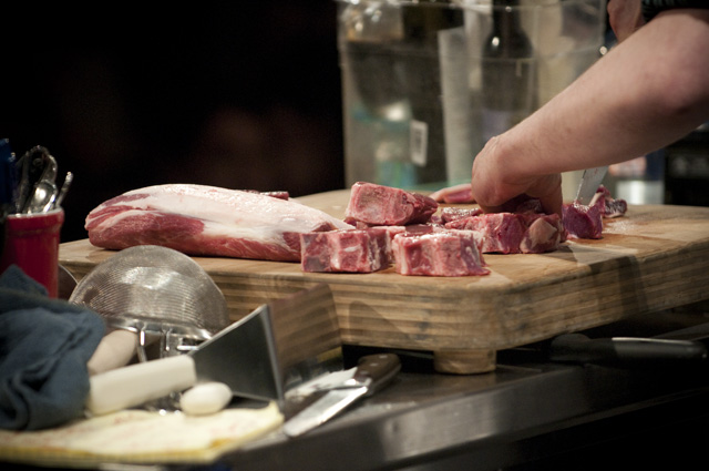 The night's secret ingredient? Lamb.